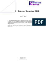 Exercise 4 - Summer Semester 2019: July 2, 2019