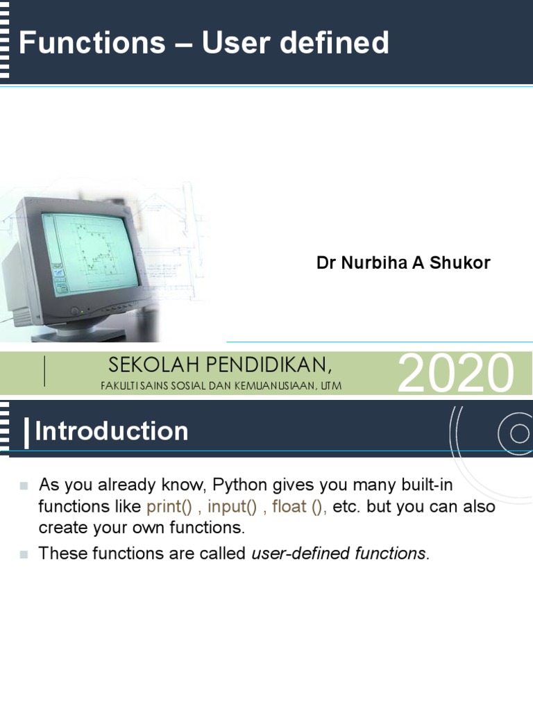 09-Python Function - User Defined | PDF | Parameter (Computer ...