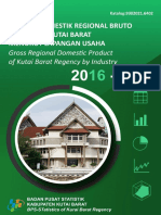 Produk Domestik Regional Bruto Kabupaten Kutai Barat Menurut Lapangan Usaha 2016-2020