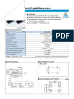 SMD Type Tuning Fork Crystal Resonators: DMX-26S