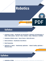Industrial Robotics: Dr. M V A Raju Bahubalendruni