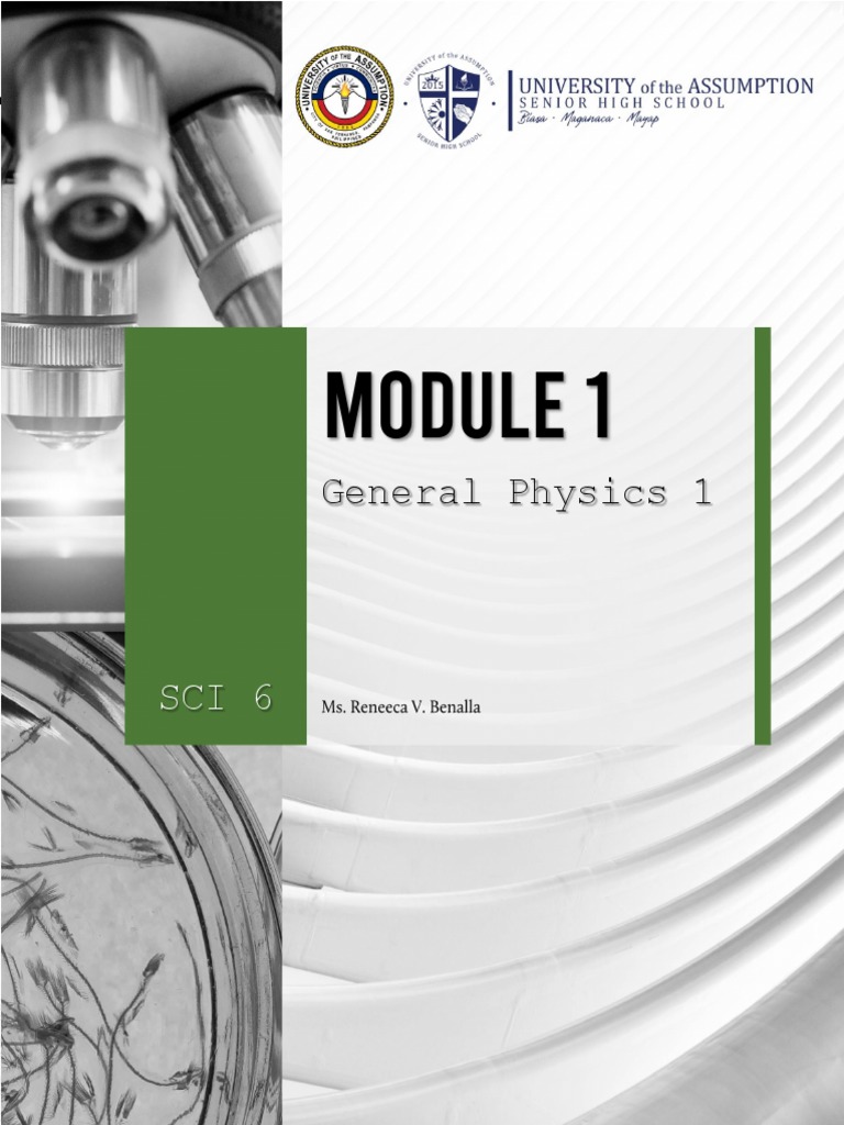 General Physics 1: Units & Measurement Module | PDF | International ...