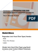 File Presentasi Yang Baik