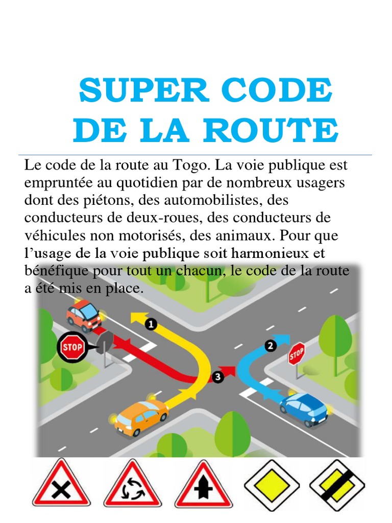 Livre Code La Route PDF, PDF, Feu de circulation