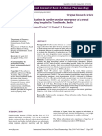 Study of Drug Utilization in Cardiovascular Emergency at A Rural Teaching Hospital in Tamilnadu, India