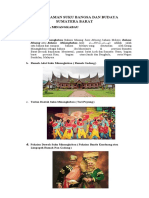 Keberagaman Suku Bangsa Dan Budaya Sumatera Barat