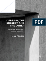 Derrida, The Subject and The Other Surviving, Translating, and The Impossible by Lisa Foran (Auth.)