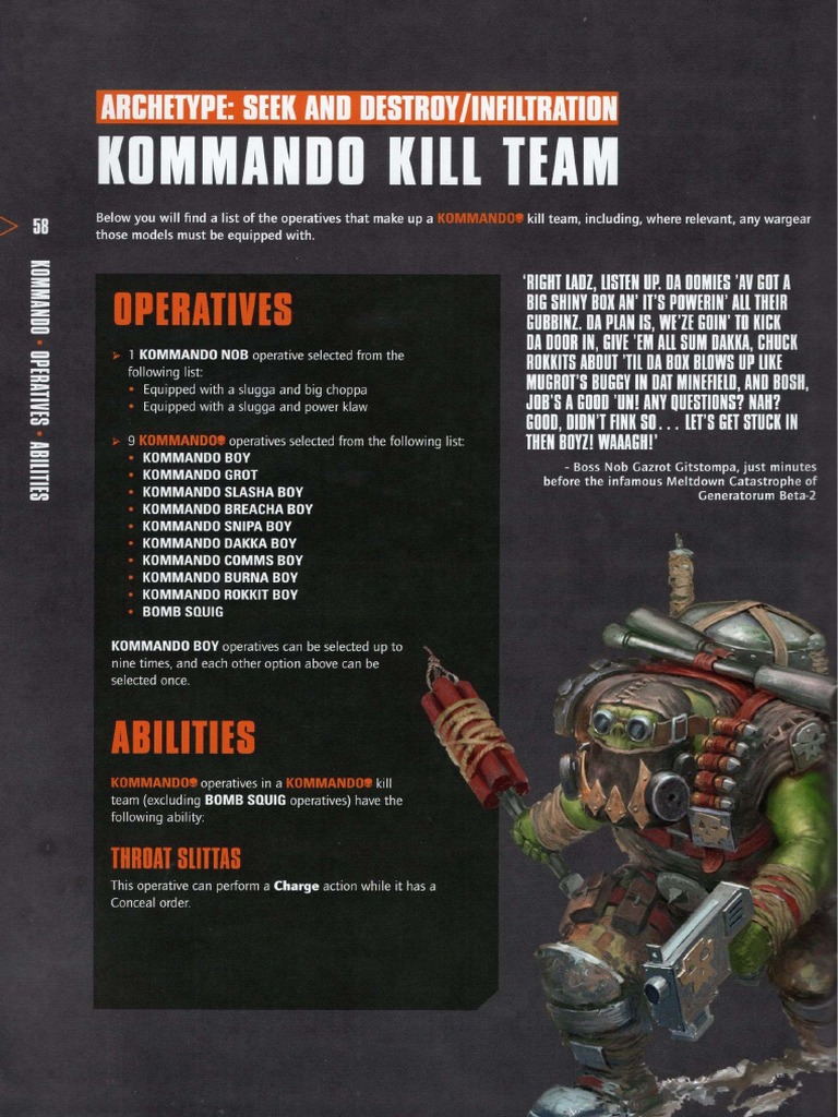 Ork Kommandos | PDF