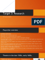 Target 3 Research