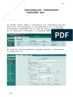 Configuración cortafuegos FortiGate NAT