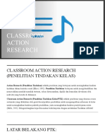 Classroom Action Research: Penelitian Tindakan Kelas (PTK)
