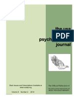 The Usa Body Psychotherapy Journal: The Official Publication of