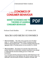 Market Economics and The Main Theories of Aggregate Consumer Behaviour
