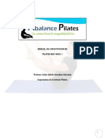 01. Manual de Capacitación en Pilates Mat Nivel 1 Autor Julián Adolfo González Arboleda