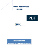 Buku Pedoman SKripsi Fakultas Sastra UAI PDF
