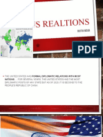 Us Realtions: With Ndia