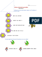 Ordinea Efectuarii Operatiilor