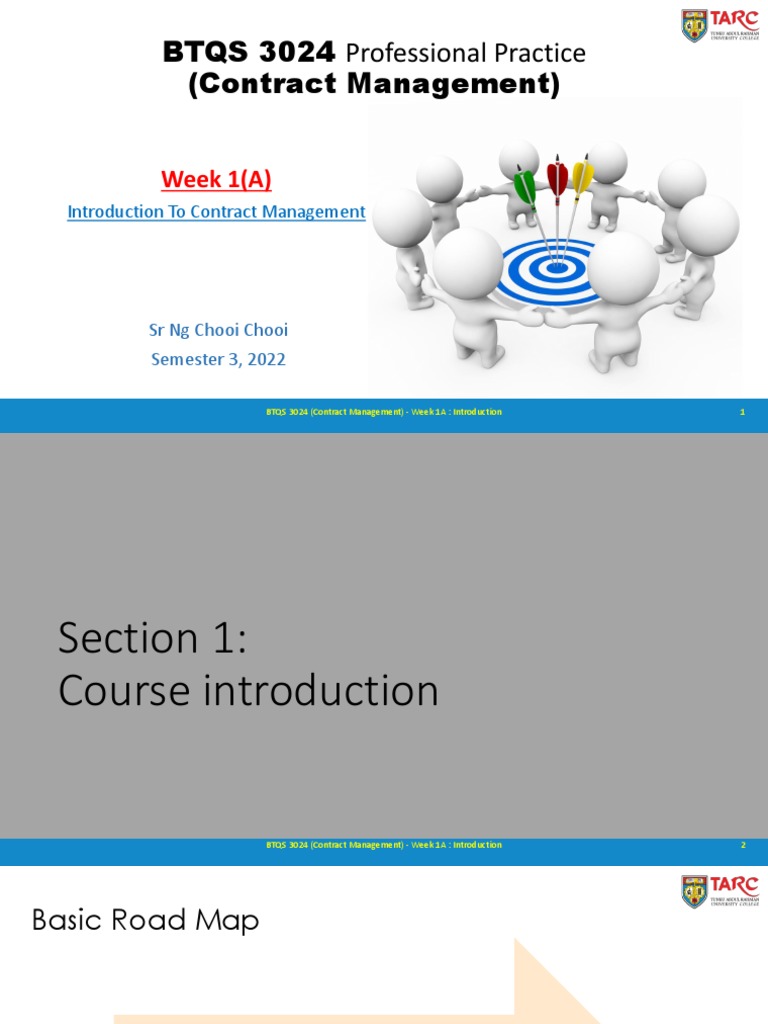 Contract Management Course Intro | PDF | Procurement | Specification ...