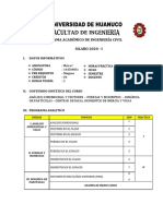 Silabus de Fisica I - Descriptivo