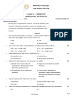 Model Practice test-II Chemistry