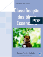 Classificação Dos Óleos Essenciais