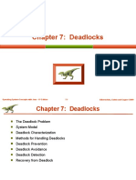 Chapter 7: Deadlocks: 7.1 Silberschatz, Galvin and Gagne ©2009 Operating System Concepts With Java - 8 Edition