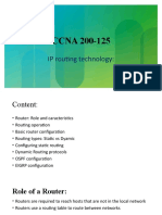 CCNA 200-125: IP Routing Technology