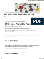 CME – Voice Port et Dial Peers Networklab