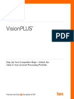 Visionplus: Step Up Your Competitive Edge - Unlock The Value in Your Account Processing Portfolio