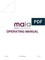 MAIA Operation Manual
