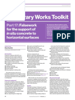 Temporary Works Toolkit: Falsework For The Support of Horizontal Surfaces