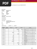 Account Statement For Account:1305001500145782: Branch Details