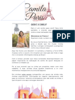 Ebook Checklist Paris Camila em Paris