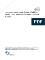 A Quality Management System Model For Health Care Approved Guideline-Second Edition