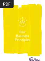 Cadbury Schweppes Biz Principles