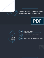 Kelompok 5 Studi Kasus KPK Uji Bukti Tentang FPJP