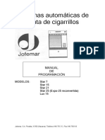 Manual de programación máquinas automáticas de venta de cigarrillos