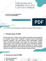 Prinsip Kerja PLT Mikrohidro, PLTS, PLT Angin, Dan PLT Ombak