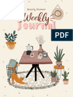 Moon Planner Weekly Journal