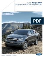 Body and Equipment Mounting Manual: FORD Ranger 2019