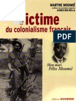 Victime Du Colonialisme Français Mon Mari Félix Moumié by Marthe