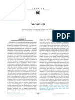 Chapter 60 - Vanadium - 2015 - Handbook On The Toxicology of Metals