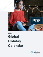 Meta 2022 Global Holiday Calendar CBB