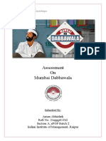 Assessment On Mumbai Dabbawala