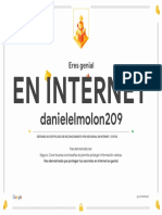 Google Interland Danielelmolon209 Certificado Seguro