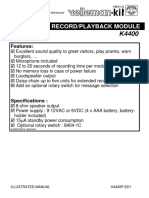 Aplication Note For K4400 Voice Recod