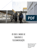 As Redes e Modos de Transporte e Telecomunicações