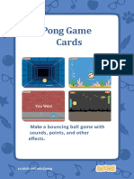 Pong Game Cards: Make A Bouncing Ball Game With Sounds, Points, and Other Effects