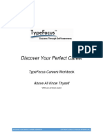 Discover Your Perfect Career: Typefocus Careers Workbook