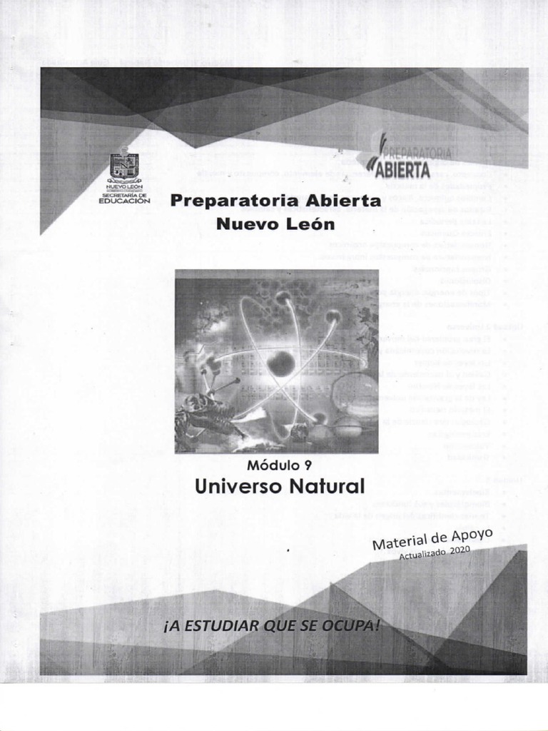Modulo 9 Universo Natural CM | PDF
